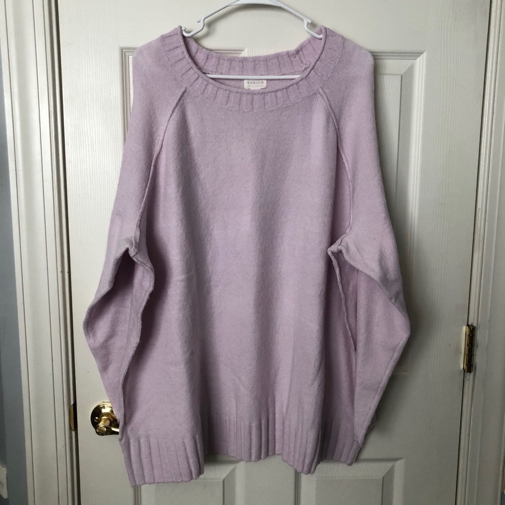 Caslon 3X Pullover Cozy Pastel Crew Sweater
